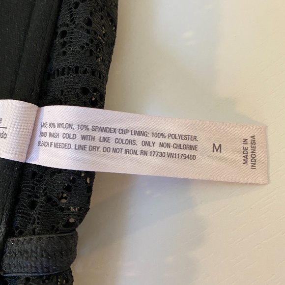 Auden strapless lightly lined lacy bralette NWT - Picture 4 of 4